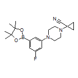 3-[4-(1-Cyanocyclopropyl)piperazin-1-yl]-5-fluorophenylboronic Acid Pinacol Ester