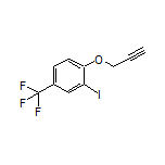 2-Iodo-1-(prop-2-yn-1-yloxy)-4-(trifluoromethyl)benzene