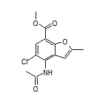 Methyl 4-Acetamido-5-chloro-2-methylbenzofuran-7-carboxylate