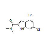 4-Bromo-6-chloro-N,N-dimethyl-1H-indole-2-carboxamide