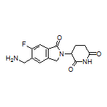 3-[5-(Aminomethyl)-6-fluoro-1-oxoisoindolin-2-yl]piperidine-2,6-dione