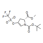 Methyl (R)-1-Boc-4-[[(trifluoromethyl)sulfonyl]oxy]-2,3-dihydro-1H-pyrrole-2-carboxylate