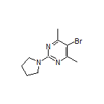 5-Bromo-4,6-dimethyl-2-(pyrrolidin-1-yl)pyrimidine