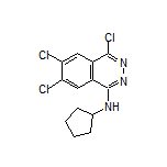 4,6,7-Trichloro-N-cyclopentylphthalazin-1-amine