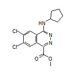 Methyl 6,7-Dichloro-4-(cyclopentylamino)phthalazine-1-carboxylate
