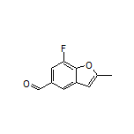 7-Fluoro-2-methylbenzofuran-5-carbaldehyde