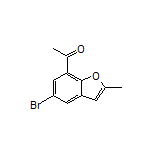 1-(5-Bromo-2-methylbenzofuran-7-yl)ethanone