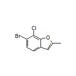 6-Bromo-7-chloro-2-methylbenzofuran