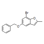 5-(Benzyloxy)-7-bromo-2-methylbenzofuran