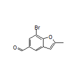 7-Bromo-2-methylbenzofuran-5-carbaldehyde