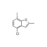 4-Chloro-7-iodo-2-methylbenzofuran