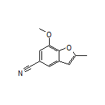 7-Methoxy-2-methylbenzofuran-5-carbonitrile