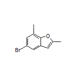 5-Bromo-7-iodo-2-methylbenzofuran