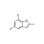 7-Fluoro-5-iodo-2-methylbenzofuran