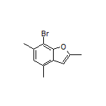 7-Bromo-2,4,6-trimethylbenzofuran