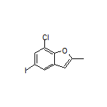 7-Chloro-5-iodo-2-methylbenzofuran