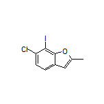 6-Chloro-7-iodo-2-methylbenzofuran