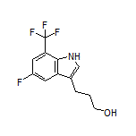 3-[5-Fluoro-7-(trifluoromethyl)-3-indolyl]-1-propanol