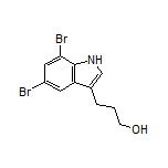 3-(5,7-Dibromo-3-indolyl)-1-propanol