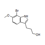 3-(7-Bromo-6-methoxy-3-indolyl)-1-propanol