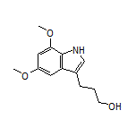 3-(5,7-Dimethoxy-3-indolyl)-1-propanol