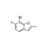 7-Bromo-6-iodo-2-methylbenzofuran
