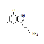 3-(7-Chloro-5-methyl-3-indolyl)-1-propanamine