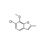 6-Chloro-7-methoxy-2-methylbenzofuran