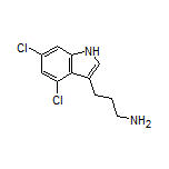 3-(4,6-Dichloro-3-indolyl)-1-propanamine