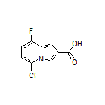 5-Chloro-8-fluoroindolizine-2-carboxylic Acid