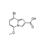 8-Bromo-5-methoxyindolizine-2-carboxylic Acid