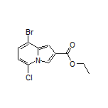 Ethyl 8-Bromo-5-chloroindolizine-2-carboxylate