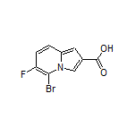 5-Bromo-6-fluoroindolizine-2-carboxylic Acid