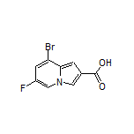 8-Bromo-6-fluoroindolizine-2-carboxylic Acid