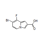 7-Bromo-8-fluoroindolizine-2-carboxylic Acid