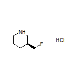 (S)-3-(Fluoromethyl)piperidine Hydrochloride