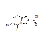 6-Bromo-5-fluoroindolizine-2-carboxylic Acid