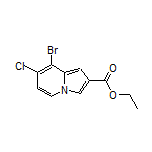 Ethyl 8-Bromo-7-chloroindolizine-2-carboxylate