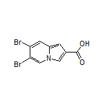 6,7-Dibromoindolizine-2-carboxylic Acid