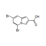 5,7-Dibromoindolizine-2-carboxylic Acid