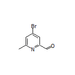 4-Bromo-6-methylpicolinaldehyde