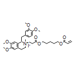 2-[3-[[5-(Acryloyloxy)pentyl]oxy]-3-oxopropyl]-1-(3,4-dimethoxybenzyl)-6,7-dimethoxy-2-methyl-1,2,3,4-tetrahydroisoquinolin-2-ium Iodide