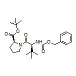 tert-Butyl [(S)-2-(Cbz-amino)-3,3-dimethylbutanoyl]-L-prolinate