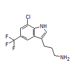 3-[7-Chloro-5-(trifluoromethyl)-3-indolyl]-1-propanamine