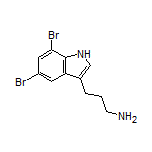 3-(5,7-Dibromo-3-indolyl)-1-propanamine