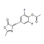 2,6-Difluoro-4-[[2-methyl-5-oxooxazol-4(5H)-ylidene]methyl]phenyl Acetate
