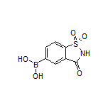 1,1-Dioxido-3-oxo-2,3-dihydrobenzo[d]isothiazole-5-boronic Acid