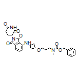4-[[trans-3-[3-[Cbz-(methyl)amino]propoxy]cyclobutyl]amino]-2-(2,6-dioxopiperidin-3-yl)isoindoline-1,3-dione