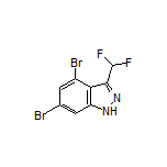 4,6-Dibromo-3-(difluoromethyl)-1H-indazole
