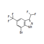 7-Bromo-3-(difluoromethyl)-5-(trifluoromethyl)-1H-indazole